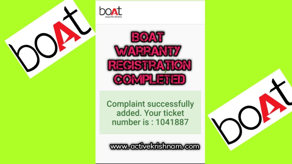 Boat warranty claim online completed